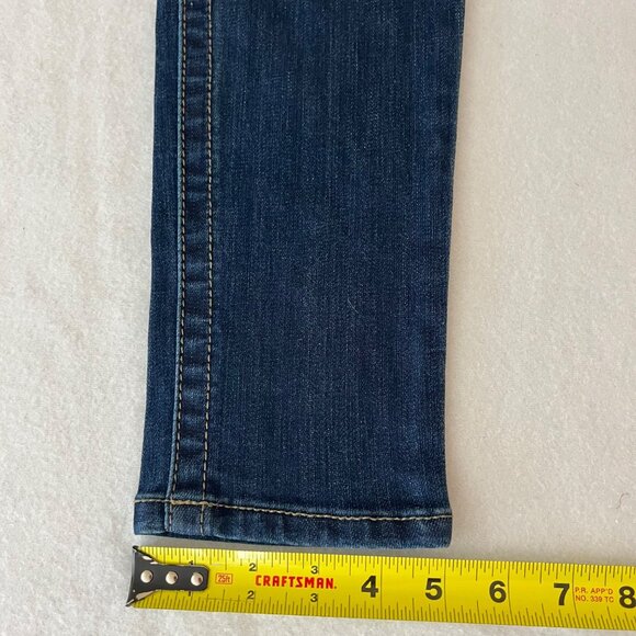 Seven7 Women's Tummyless High Rise Skinny Jeans Sz 4 Dark Wash Cotton Blend NWOT - Picture 10 of 10